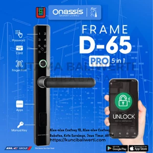 Kunci Pintu Digital ONASSIS SMART LOCK FOR ALUMINIUM D65-PRO