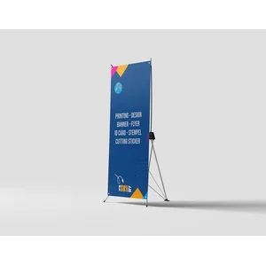 X Banner Ukuran 60 x 160 cm KJU Printing
