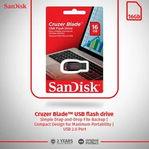 FLASHDISK SANDISK 16GB CRUZER BLADE CZ50