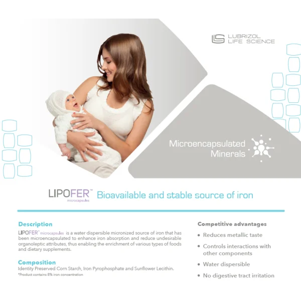 Makanan Kesehatan Iron Microcapsules Lipofer® ex. Lipofoods (Zat Besi)