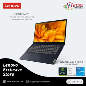 Laptop Notebook Lenovo Ideapad Slim 3i-14ITL6 i5-1135G7 8GB 512GB Nvidia MX350 2GB Windows 11 + OHS 2021 (82H701D6ID)
