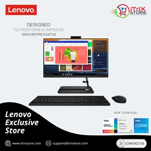 Desktop All in One Lenovo IdeaCentre AIO 3 24ITL6 i5-1135G7 8GB 512GB Intel Iris Xe Graphics Windows 11 OHS 2021- Black (F0G0018JID)