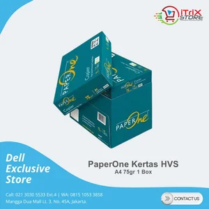  Kertas HVS A4 PAPER ONE 75Gram 1 Box isi 5 Ream