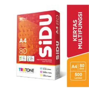 Kertas HVS A4 SIDU 80 Gram