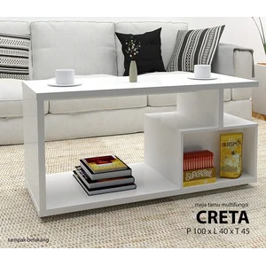 Meja Tamu Minimalis CRETA 100 x 40 x 45 cm
