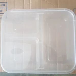 Kotak Makan Thinwal 3 Sekat Tempat Makan Foodsafe Foodgrade Isi 25pcs