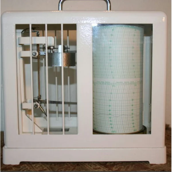 thermo hygrometer thermohygrograph full set include pen dan kertas pias