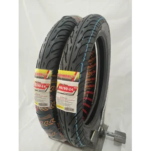 SUNMORI FULLPRESS MOTORCYCLE TIRE SIZE 80/90-14 TUBE TYPE WITH WARRANTY