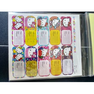 Stiker Label Nama Anak-Anak
