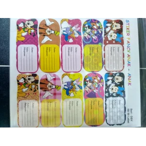 Stiker Label Nama Anak-Anak