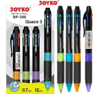 Pulpen Joyko 4 Warna BP-288 Quaco 3 0.7 mm
