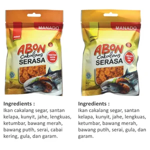 Abon Ikan Cakalang Ori dan Pedas + SERASA +  90gr