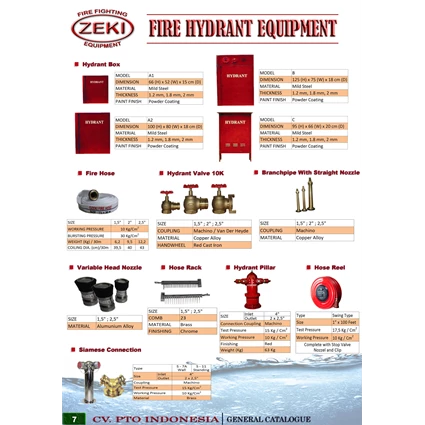 Dari Box Hydrant Fire Equipment Zeki 0
