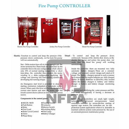 Dari Fire Pump controllers for diesel 1