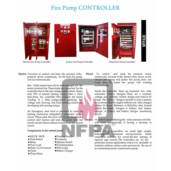 Fire Pump controllers for diesel