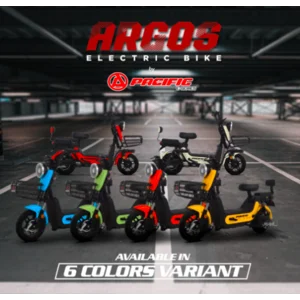 Sepeda Listrik PACIFIC ARGOS Baterai 48V/12.2 AH