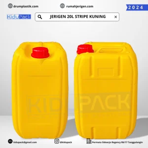 JERIGEN 20 L STRIPE KUNING