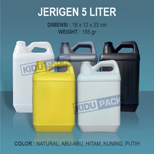 Jerry Can 5 Litre Plastic