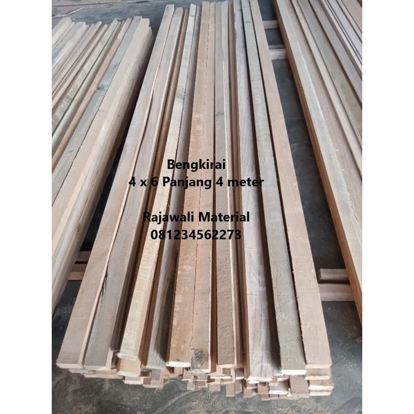 Kayu Bengkirai 4 cm x 6 cm x 4 meter