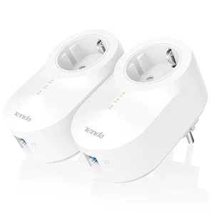 Tenda PH6 AV1000 Gigabit Passthrough Powerline Adapter  Universal Travel Adapter
