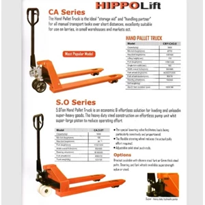 Hand Pallet Truck HIPPO LIFT CA Series