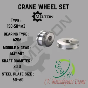 CRANE WHEEL SET TYPE 150-50*M3
