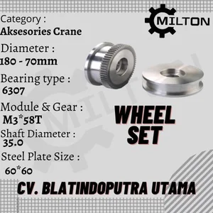 CRANE WHEEL SET TYPE 180-70*M4