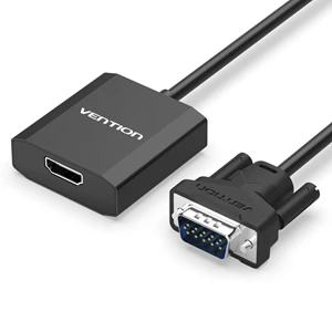HDMI Converter Vga Ke Hdmi 1080p Hd Dengan with Audio Support Power cable