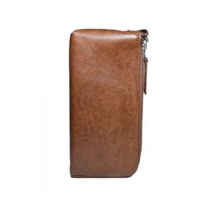 Dompet Kulit basics-q Bardon Long Wallet Brown