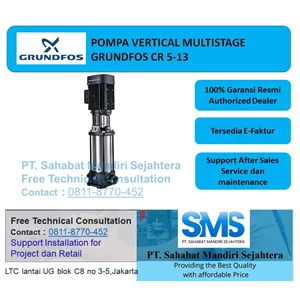 Pompa Air Sentrifugal Vertical MULTISTAGE GRUNDFOS CR 5-13 