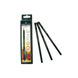Faber Castell Pensil Kayu 9000 Lusinan Asli Original 2B/HB Ujian - B
