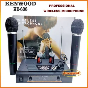 ZM421 Micropone Werles Wirles KENWOOD KD 606 Mic Wireless 2 Mik Pegang