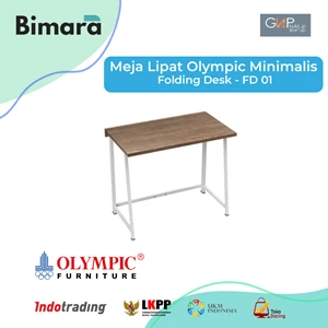 Meja Lipat Olympic Minimalis Folding Desk - FD 01