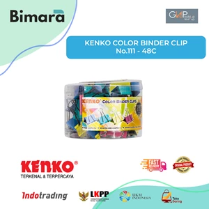 KENKO COLOUR BINDER CLIP No.111 - 48C