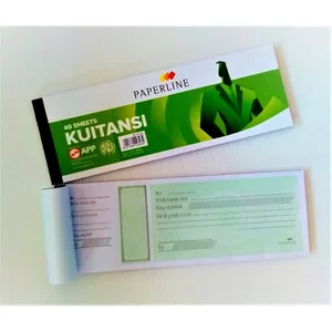 Buku Kwitansi Kecil	Paperline 40 lbr 1 pcs