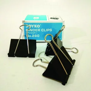 Klip Kertas / Binder Clips Joyko No. 280 (1 Box 6 Pcs) 