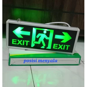 Lampu led emergency exit panah kiri dan kanan