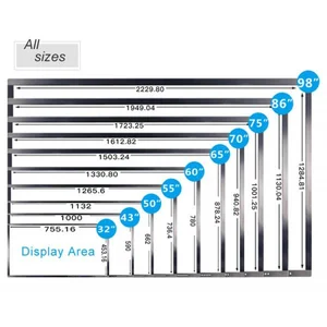Flatboard Smart tv lcd interactive touch screen dual os android and windows 65 inch