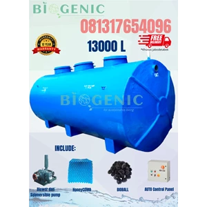 Tangki IPAL Sewage Treatment Plant STP/WWTP 13000L /13M3 BIOGENIC Biocleaner