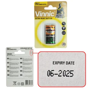 Battery 9V Merk Vinnic Original SUM9V 6F22