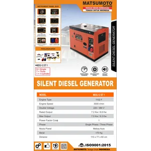 Genset Silent Diesel Matsumoto MDG-12ST1