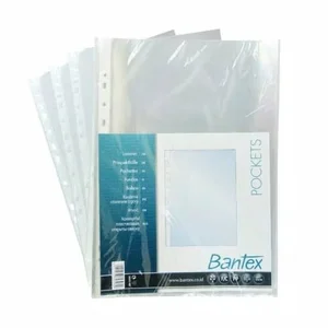 Plastik PP Pocket Bantex F4 Bantex