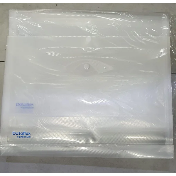 Map plastik kancing clear holder