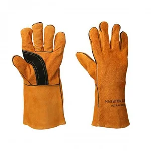 Sarung Tangan Safety kulit . 