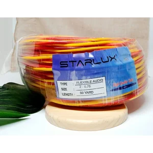 Kabel Audio dan video Flexible Starlux 2-0.75 50 yard
