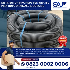 Pipa HDPE drainase terlengkap di jakarta