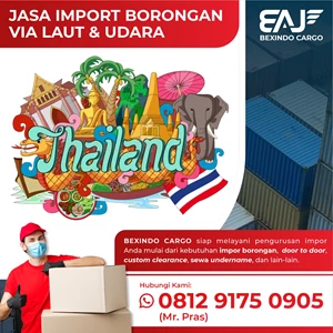 Jasa Freight Forwarder import sparepart mobil dari thailand  By PT. Bexindo Artha Jaya