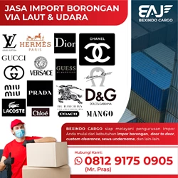Jasa Freight forwarder import tas branded murah By Bexindo Artha Jaya