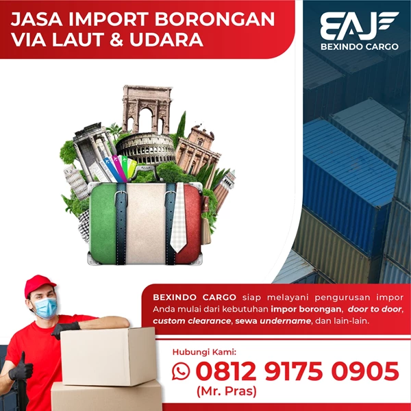 Forwarder Jasa Import Barang Branded di Indonesia By PT. Bexindo Artha Jaya