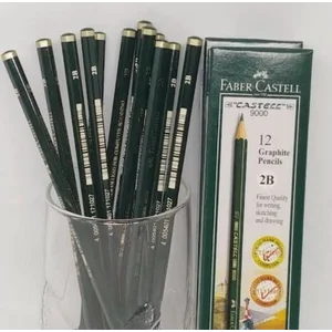 Pulpen dan Pensil Kayu Faber castel 2B 
